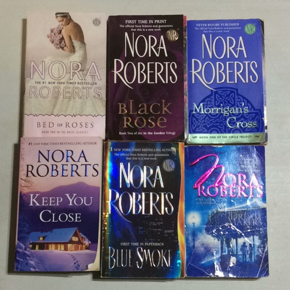 Nora Roberts Lot of 6 Paperback Books